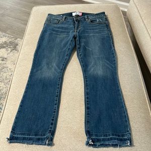 CABI Jeans, raw hem, size 4